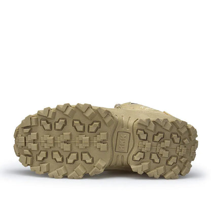 US Army Delta Tactical Boots in black or sand with non-slip rubber soles and shock absorption for outdoor activities