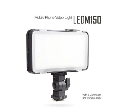 Shenniu M150 ultra-thin LED video light for mobile phones with 150 LED beads