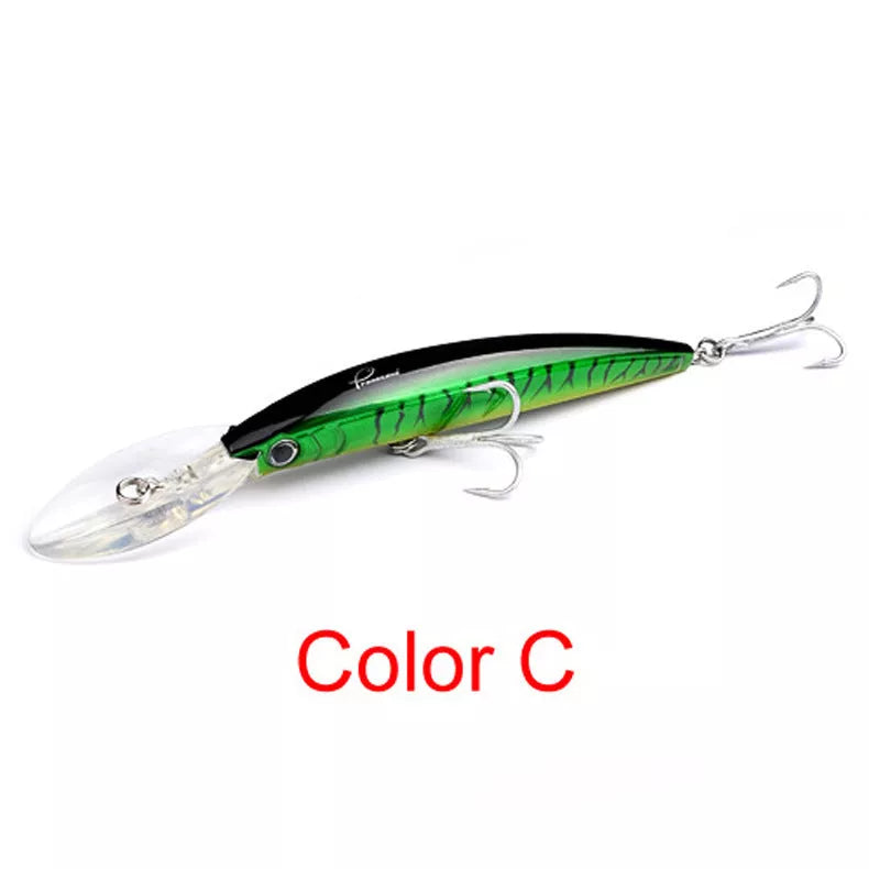 PRO BEROS Classic Minnow Bait hard plastic fishing lure in various colors