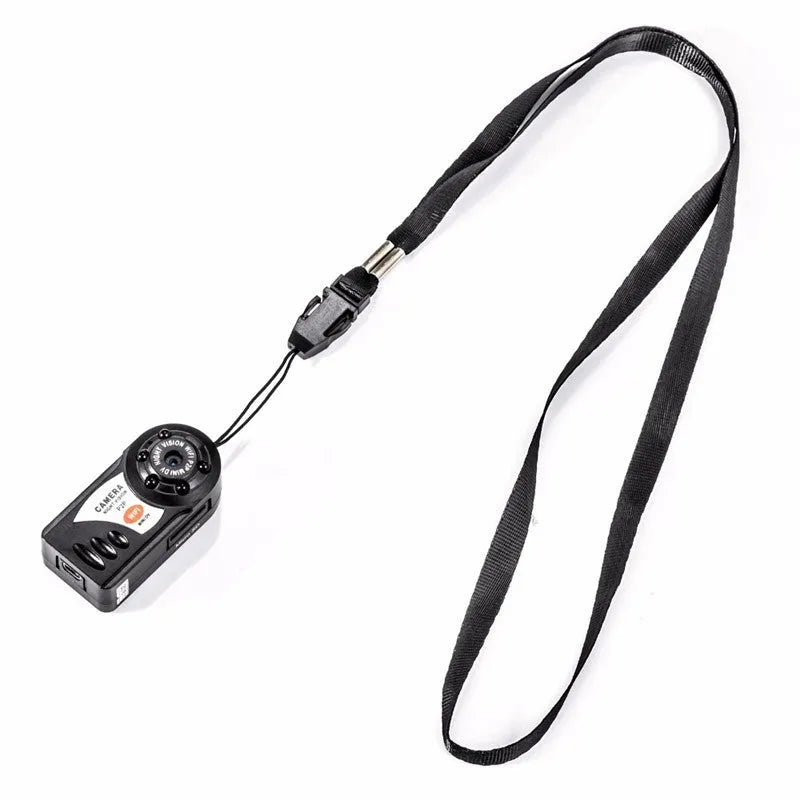 Black wireless wifi surveillance camera with LCD screen showing 16x optical zoom and night vision capability
