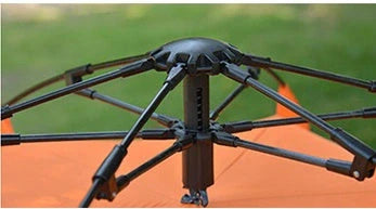 Automatic Hexagonal Tent for group camping with double-layer protection