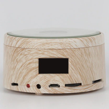 Personalized crystal photo night lamp with Bluetooth and color-changing features