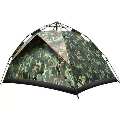 Double-Decker Automatic Tent for camping and outdoor travel, featuring automatic setup and waterproof design