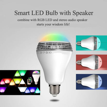Creative Home LED Smart Bluetooth Speaker Bulb Light with E27 base