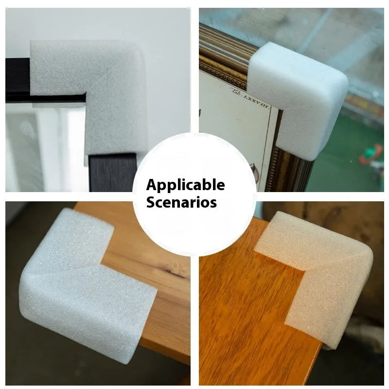 EPE pearl cotton corner protector U10 style with 10mm slot width