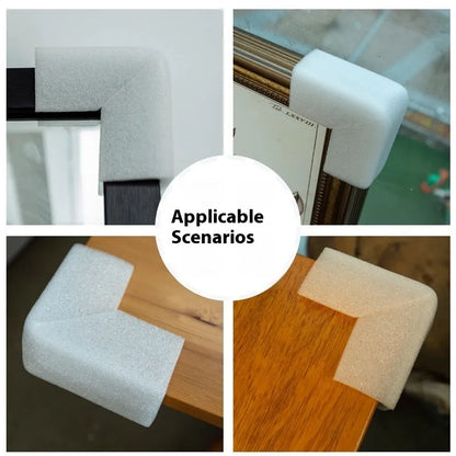 EPE pearl cotton corner protector U10 style with 10mm slot width