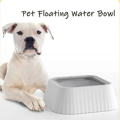 Floating Pet Water Bowl with no splash design for dogs and cats