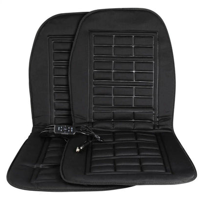 Premium heated car seat cushion with adjustable temperature settings for personalized comfort and support