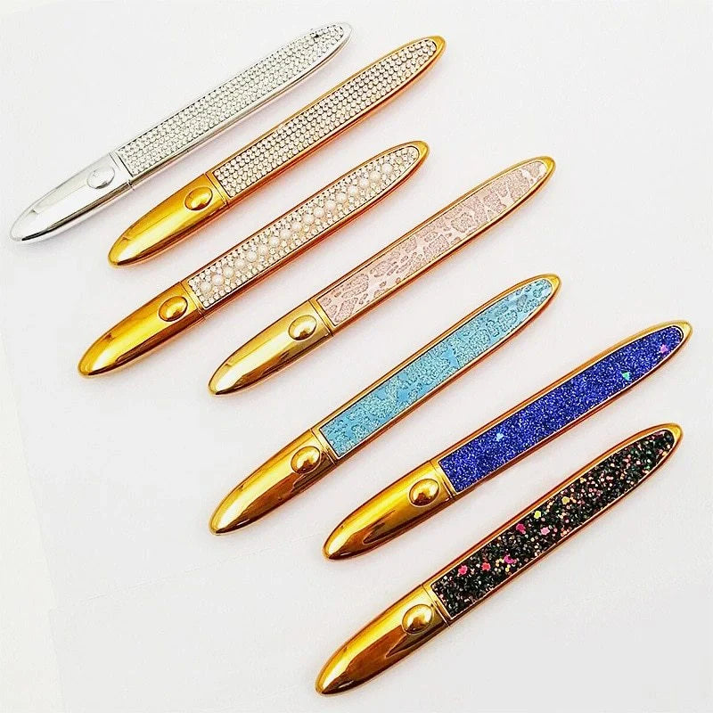 Multifunctional Self-Adhesive Eyeliner & Lashes Set with Black, Coffee, and Transparent Eyeliner Options and Full Diamond, Pearl, and Silver Lash Finishes