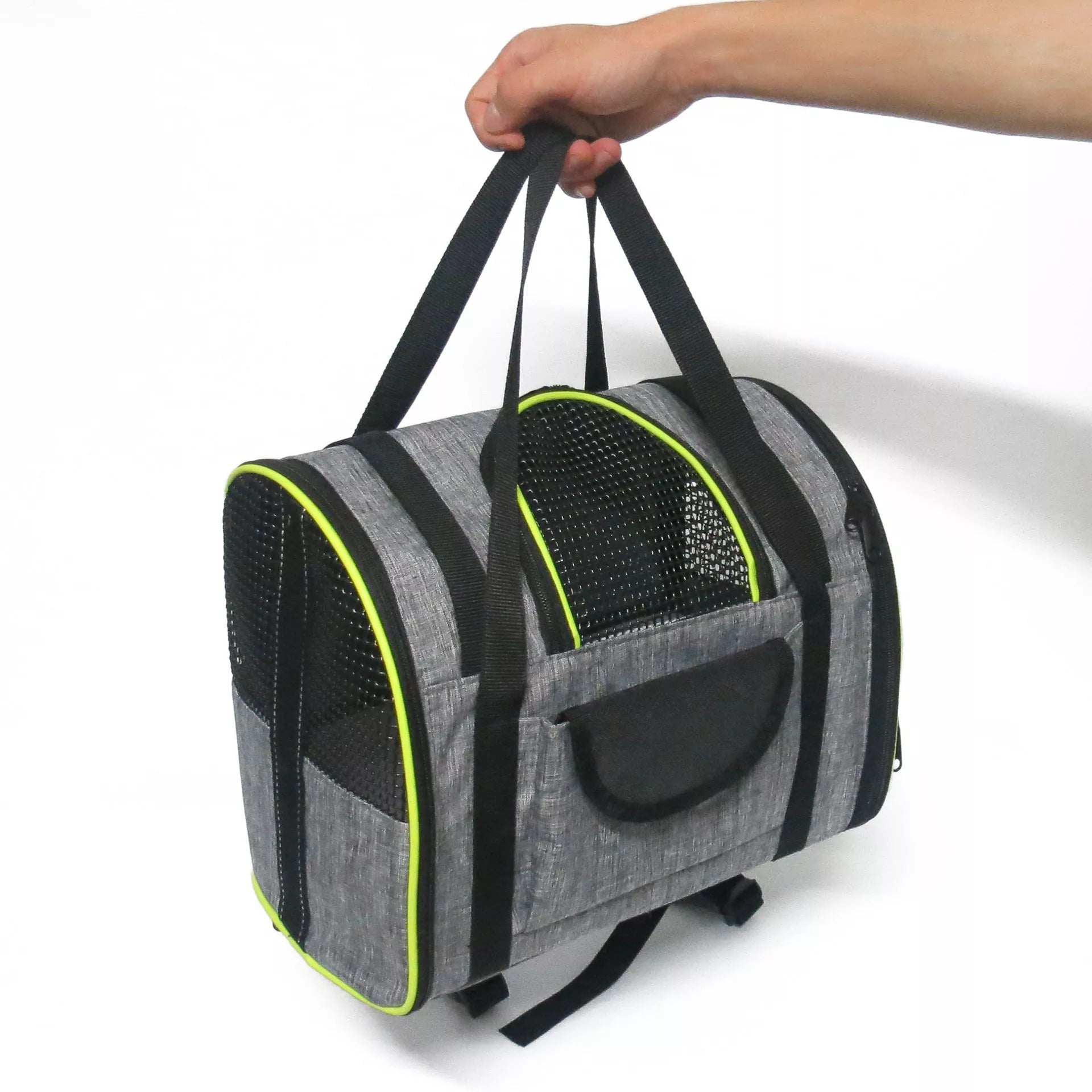 Multi-functional folding pet carrier for dogs and cats, waterproof and portable