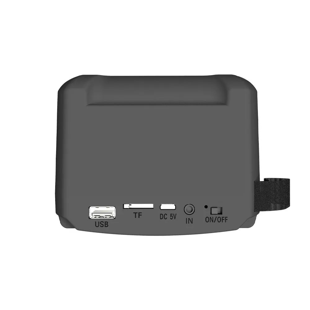 Portable Bluetooth speaker in 3107 colour with 110×87×137mm dimensions and USB charging cable