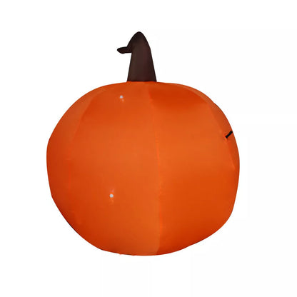 Halloween Pumpkin Inflatable Model with LED light, 1.2m tall, orange color