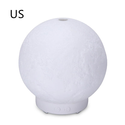 Elegant Ultrasonic Humidifier and Aroma Diffuser with wood grain and color options