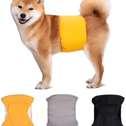 Cotton dog physiological belt diaper in five sizes XS to XL and seven colours for pet sanitary use