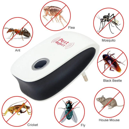 Ultrasonic Pest Repellent Device - Effective Mosquito, Insect, and Mouse Control