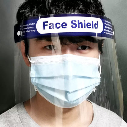 Disposable protective mask with anti-fog and sweat absorption features for clear vision and comfort