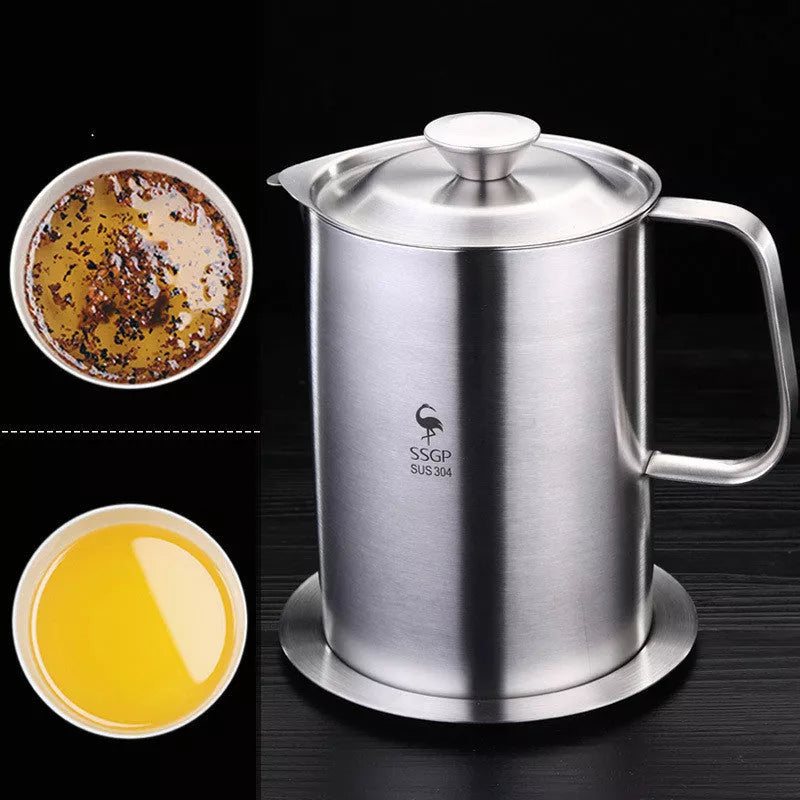 304 stainless steel oil filter pot with brushed polishing finish