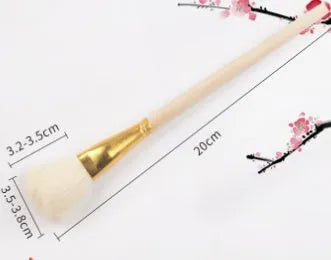 Wool brush painting pen with soft head for ceramic tracing and painting