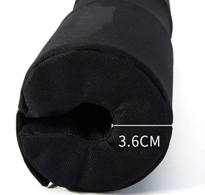 Black Shoulder and Neck Barbell Sponge Cover for weightlifting and squats