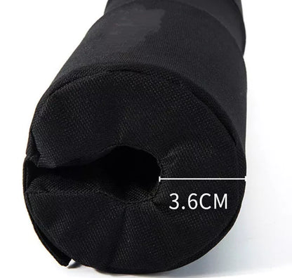 Black Shoulder and Neck Barbell Sponge Cover for weightlifting and squats
