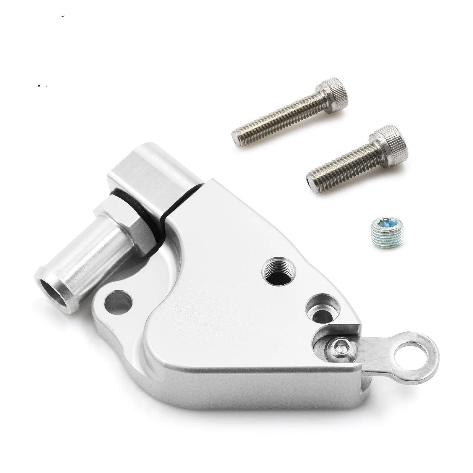Aluminium alloy intake manifold coolant adapter for Honda K20 and K24 engines
