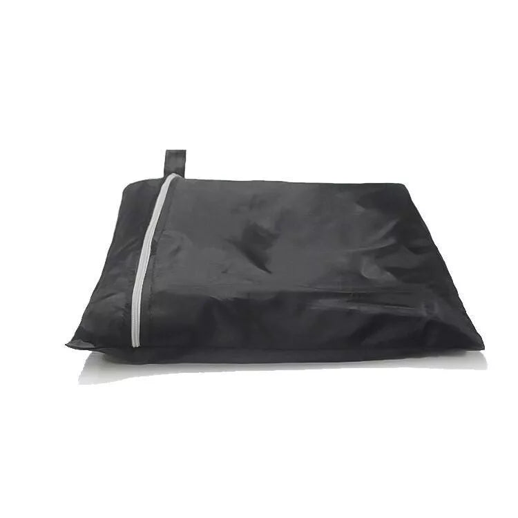 Outdoor grill cover with black exterior and silver interior, 58*77CM