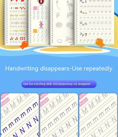 Groove Copybook Student Training Pen Control Magic Calligraphy Practice Board with practice books and accessories