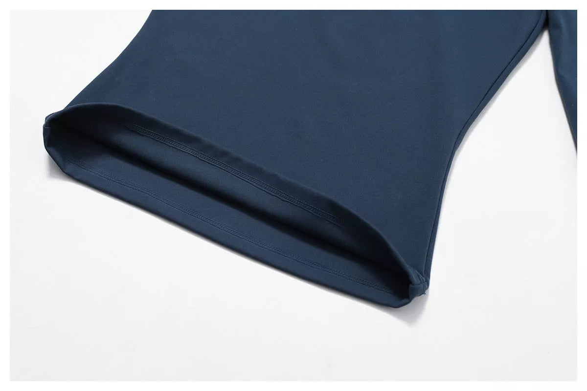 Women's slim long sleeve pullover top for yoga and fitness in various colors