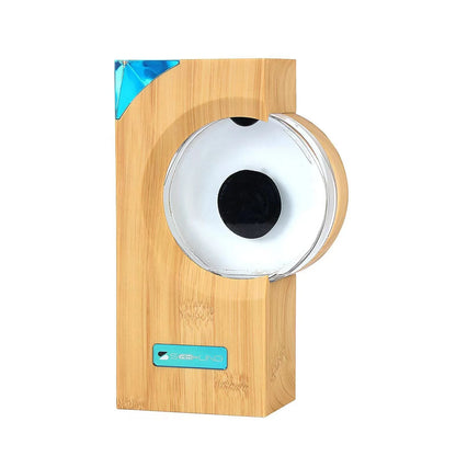 A magnetic fluid speaker that dances to the rhythm of music, creating a mesmerizing visual display