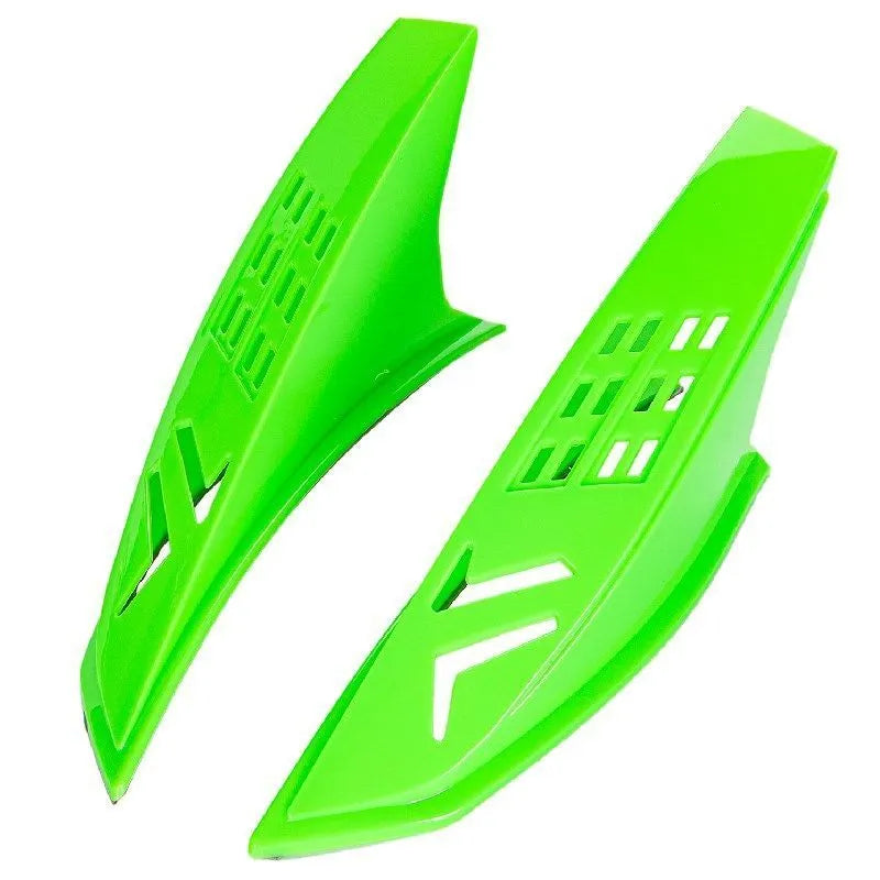 Pair of plastic helmet horns with 3M adhesive backing for children's 60-62cm helmets in six colour options