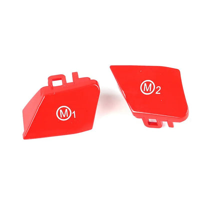 BMW steering wheel M1 M2 mode button upgrade kit with red and blue accent options