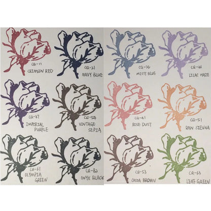 Rectangular DIY rubber stamp ink pad with oily quick-drying ink for notebooks and crafts