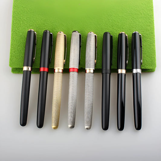 Stainless steel ballpoint pen with 0.5mm tip in multiple colour variations