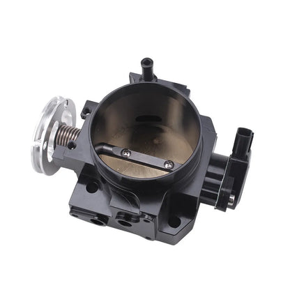 Honda K20A aluminium throttle body sensor showing 70mm diameter housing