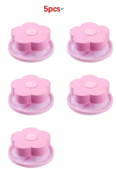 Flower Design Washing Machine Hair Filter for removing lint and hair from laundry