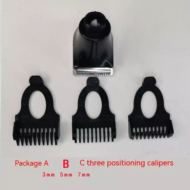 Multifunctional Shaver Universal Accessories with 3 positioning combs for precise hair cutting