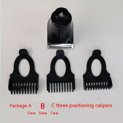 Multifunctional Shaver Universal Accessories with 3 positioning combs for precise hair cutting