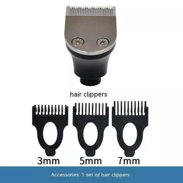 Multifunctional Shaver Universal Accessories with 3 positioning combs for precise hair cutting