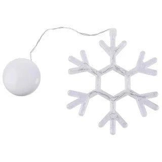 Decorative battery-powered LED chandelier lights with holiday-themed designs like Santa, snowmen, and stars
