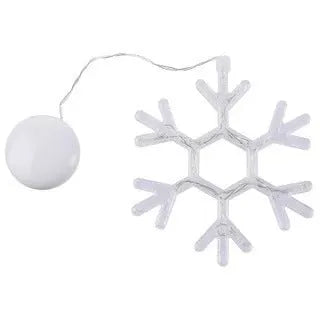 Battery-powered LED Christmas decorative light with suction cups in Santa Claus, elk, and snowman shapes