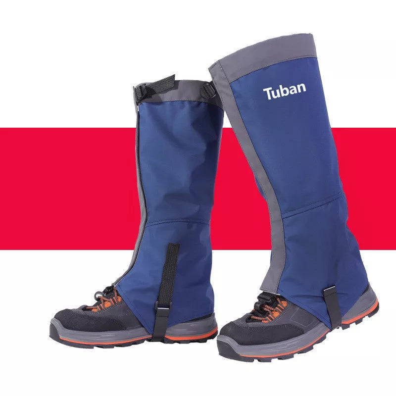 Outdoor Snow Kneepad in Black, Blue, or Orange for skiing and camping