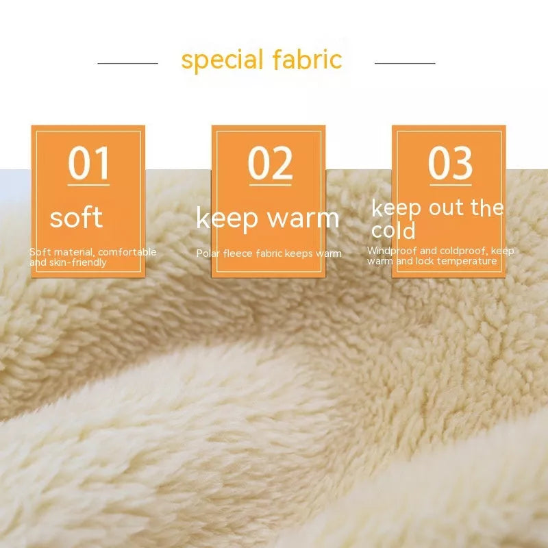 Winter cycling wind-proof cap with thickening scarf in multiple colors for cold protection