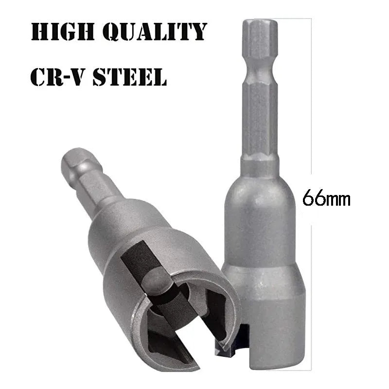 Tool steel socket wrench 41g slotted sleeve sheet natural colour for nut and bolt driving