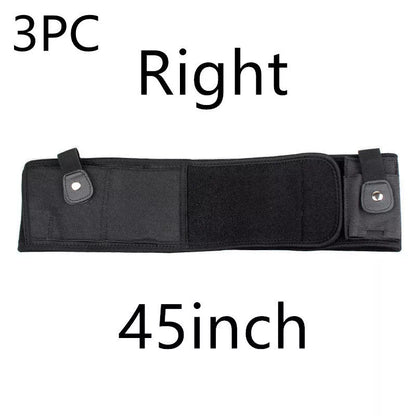 Neoprene concealed carry belly holster with spare magazine pocket, fits up to 40" waist