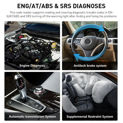 CRP123 automotive fault detector diagnostic equipment with main machine, cables, card reader and user manual