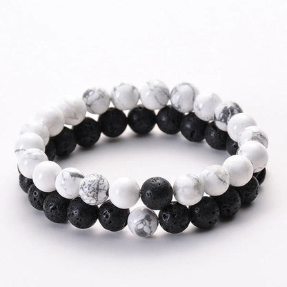 Elegant malachite stone bracelets with unique textures and patterns, perfect for a stylish accessory.