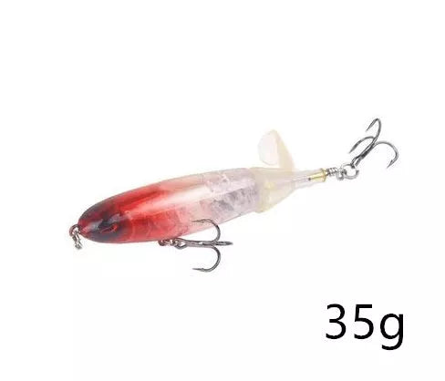 Road Sub-bait Propeller Tractor Hard Bait Floating Water Pencil Lure Bait in various colors