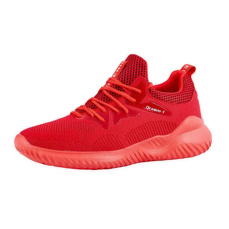 Men's breathable running shoes with mesh upper in multiple colour options