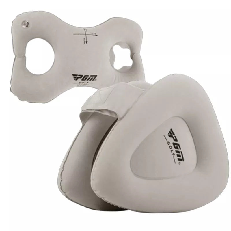 Golf Swing Corrector with retractable air nozzle for improving golf swing posture