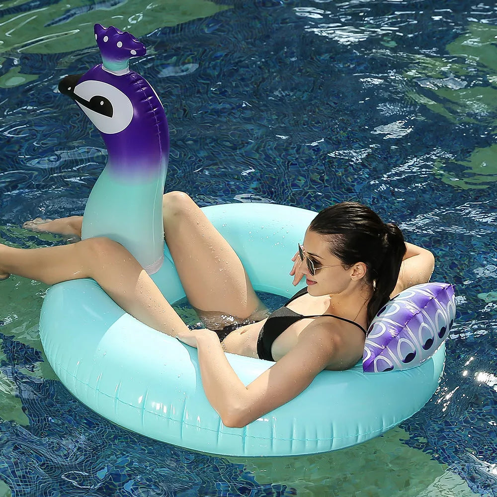 PVC Swimming Ring for adults in two sizes, durable and lightweight for water safety